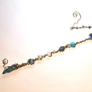 Mermaid Aura Crystal Scepter Pendulum Sun-catcher